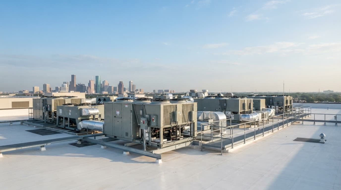 Commercial HVAC rooftop units